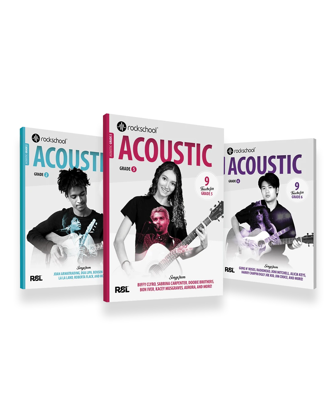 Rockschool Acoustic, Grade 2, 5 and 6